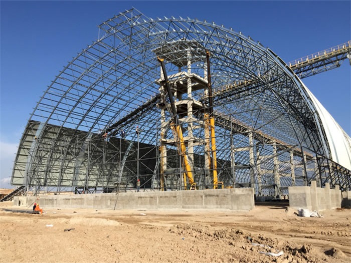 上海煤机油桶翘工程网架